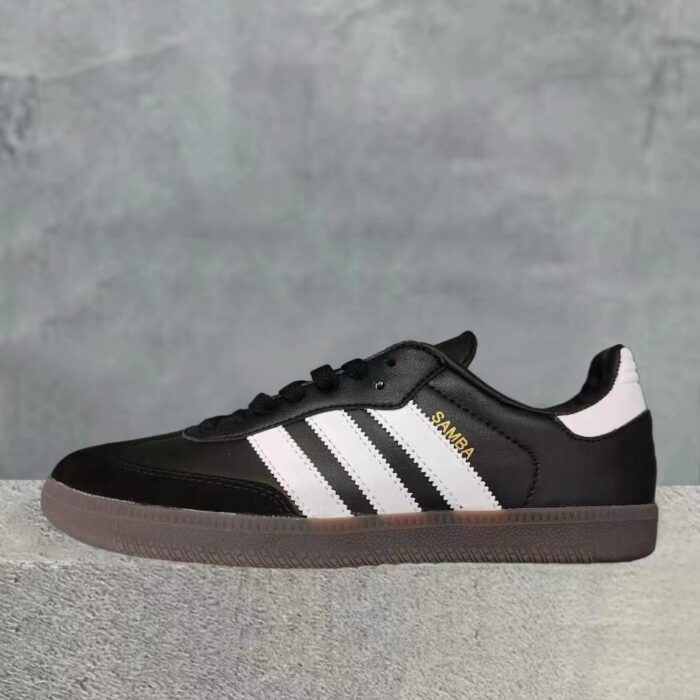 Adidas Samba OG Sneakers In Classic Black & White Colorway