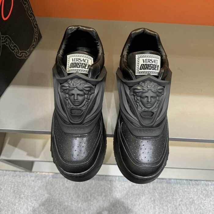 Versace Odissea Sneakers In Black