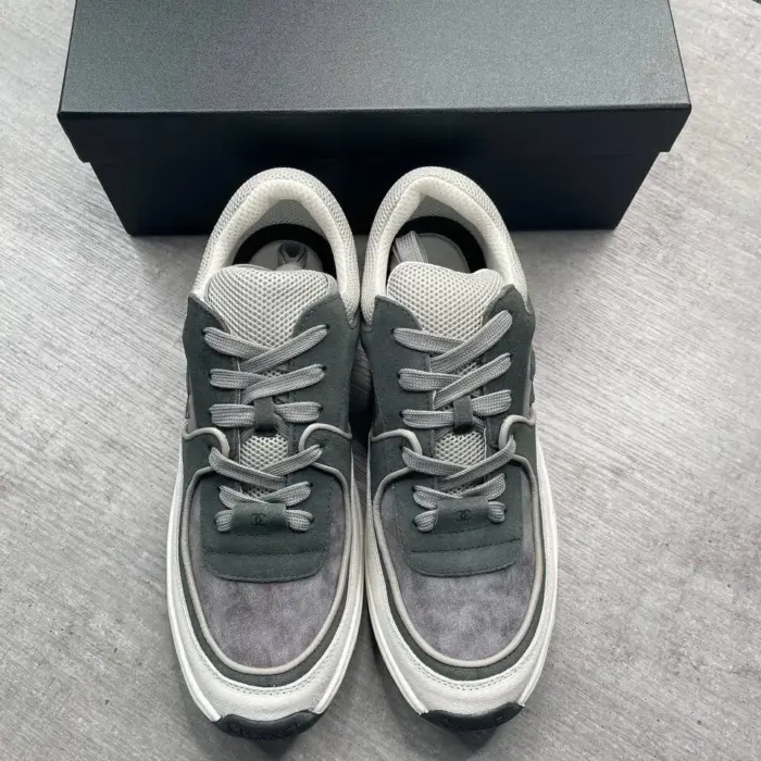 Chanel Low Top Interlocking CC Logo Sneakers