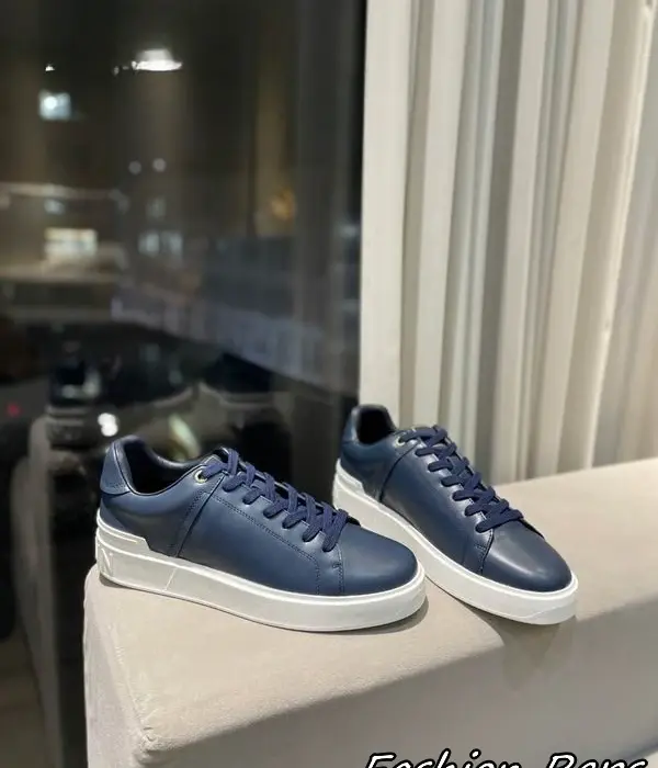 Balmain Trainers With Thick White Sole