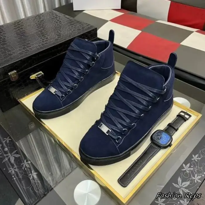 Balenciaga Arena Suede High Top Sneakers