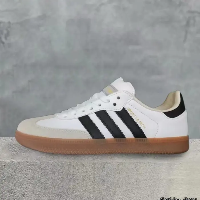 Adidas Samba x Sporty & Rich Trainers With Black Three Stripes