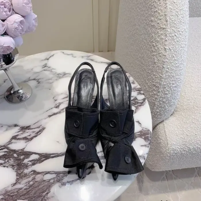 Balenciaga Bow Detail Heels In 2 Colors