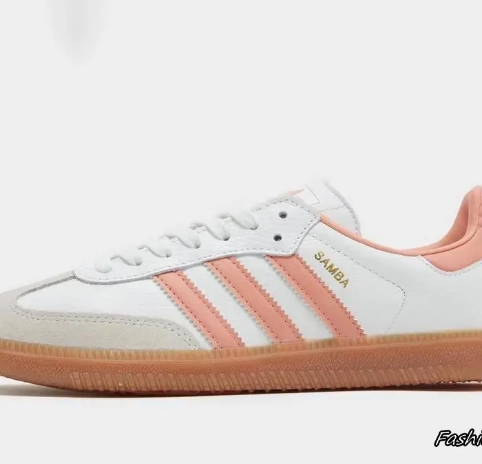 Adidas Samba OG Cloud White Sneakers With Gum Sole