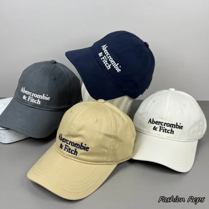 Abercrombie & Fitch Embroidered Logo Baseball Cap In Different Colors