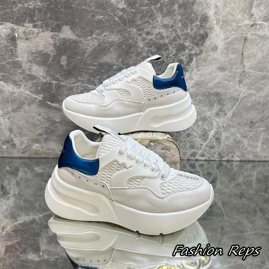 Alexander McQueen Oversized Runner Sneakers With Mesh Detailing