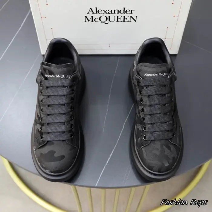 Alexander McQueen Oversized Camo Patterned Sneakers