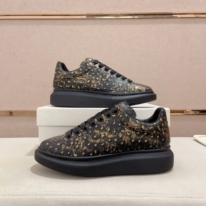 Alexander McQueen Oversized Sneakers With Galaxy Glitter Finish In Multiple Colors