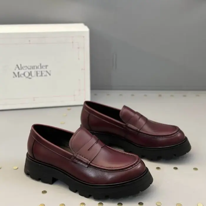 Alexander McQueen Hybrid Wander Penny Loafers With Classic Slip On Design