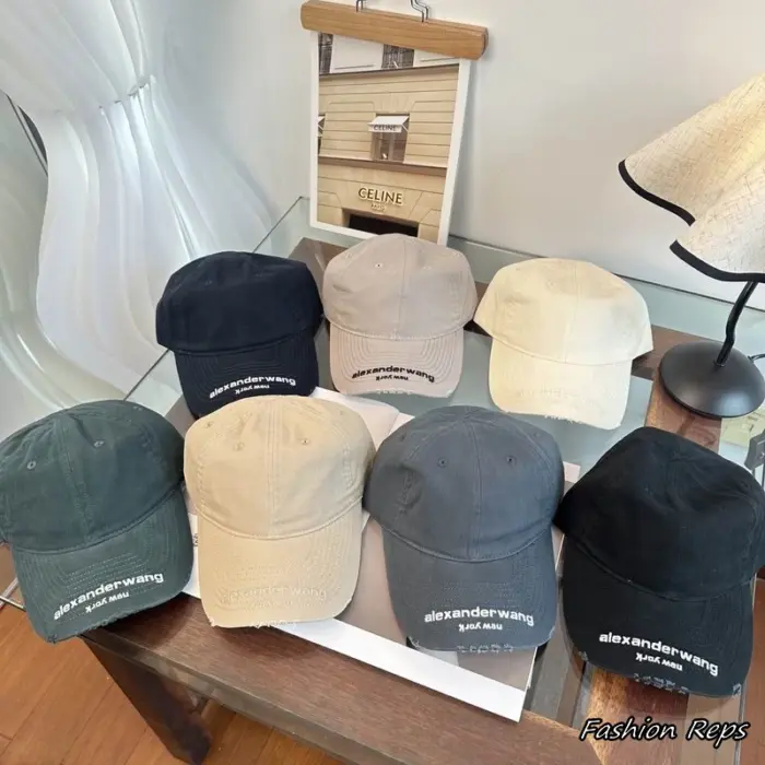 Alexander Wang Visor Logo Distressed Baseball Cap In Multiple Colors
