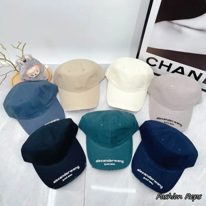 Alexander Wang Visor Logo Distressed Baseball Cap In Different Colors