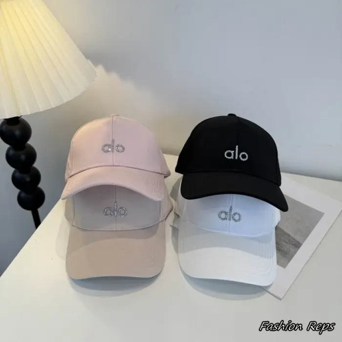 Alo Yoga Rhinestone Logo Baseball Cap In Different Colors
