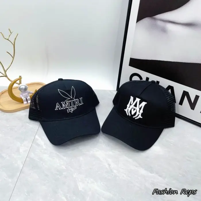 AMIRI MA Logo Trucker Cap In 2 Colors