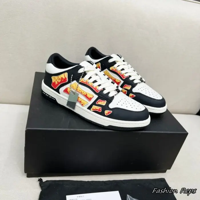 AMIRI Skel Low Top Fire Bandana
