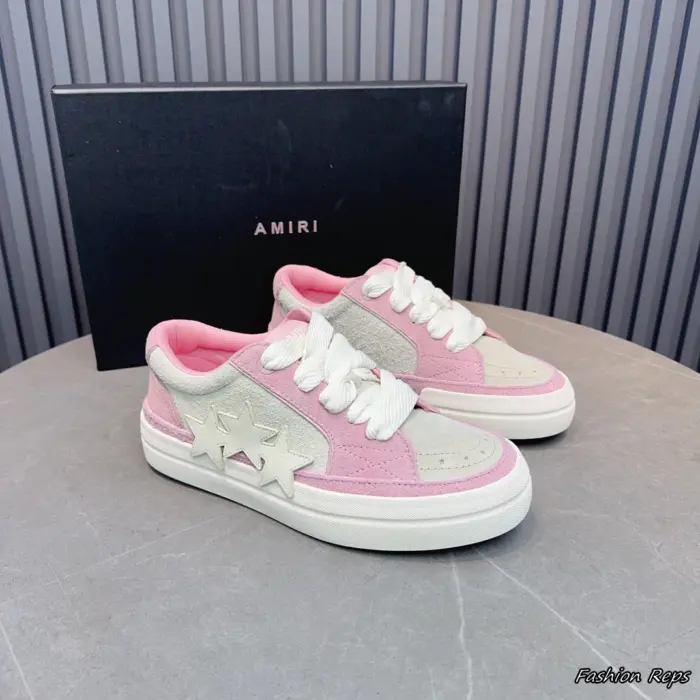 AMIRI Stars Court Low Top Sneakers