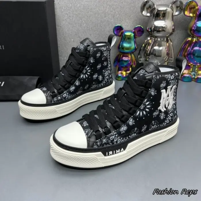 Amiri Denim MA 1 Sneakers In 2 Colors