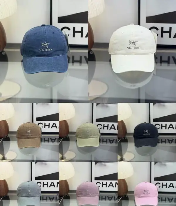 Arcteryx Outdoor Lightweight Embroidered Mauve Cap In Different Colors