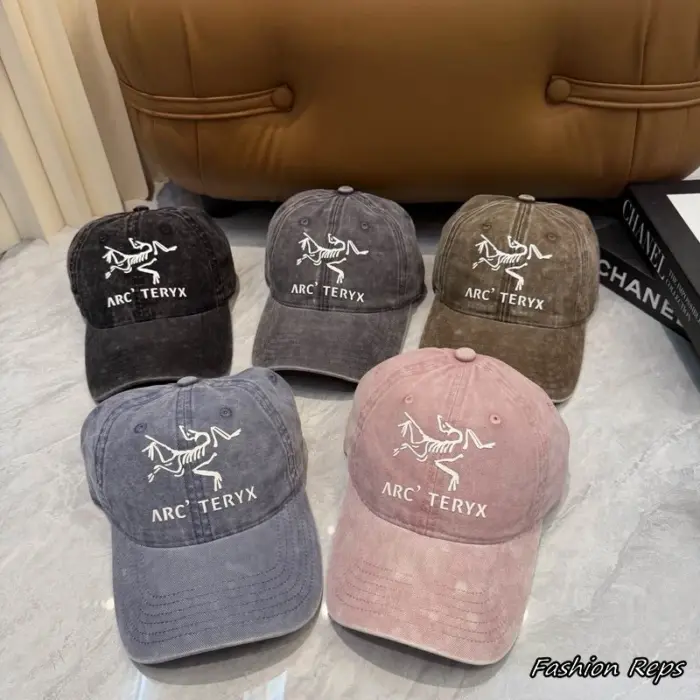 Arcteryx Washed Cotton Bird Logo Cap In Different Colors