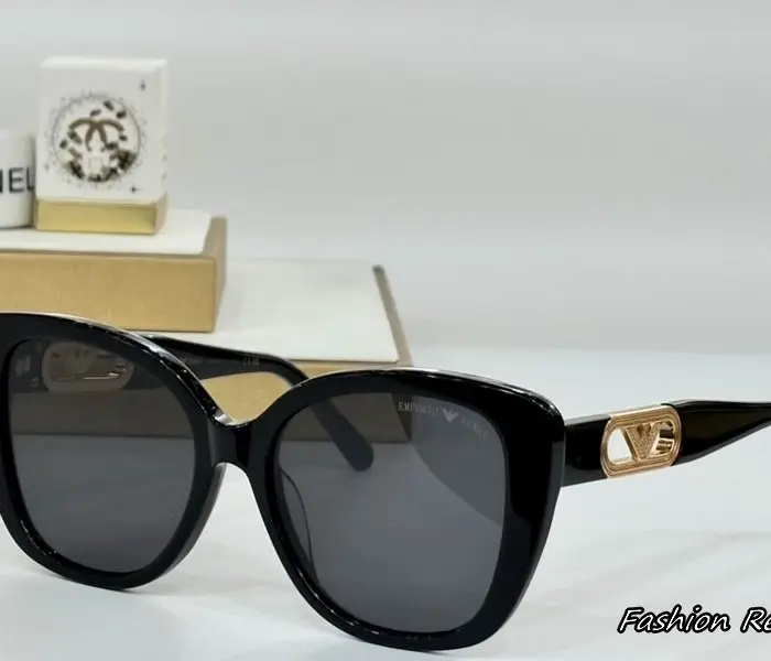Armani Crystal Accent Butterfly Sunglasses In Different Colors