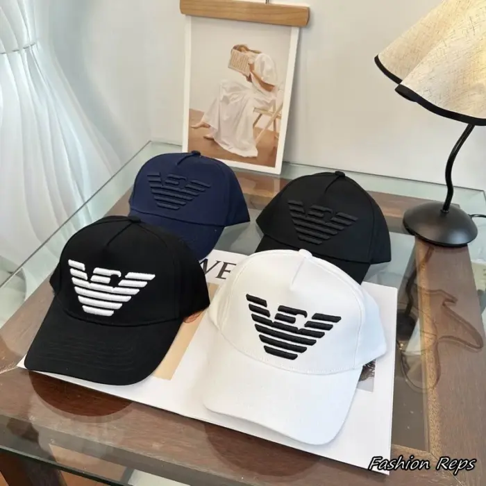 Armani Large 3D Eagle Logo Baseball Cap In Different Colors