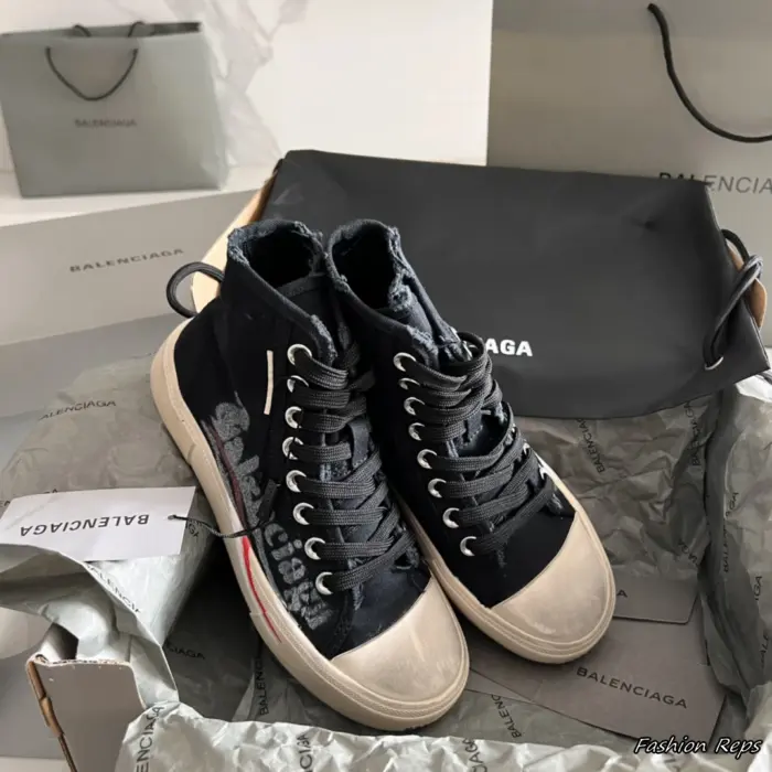 Balenciaga Women’s High Top Sneakers In 2 Colors