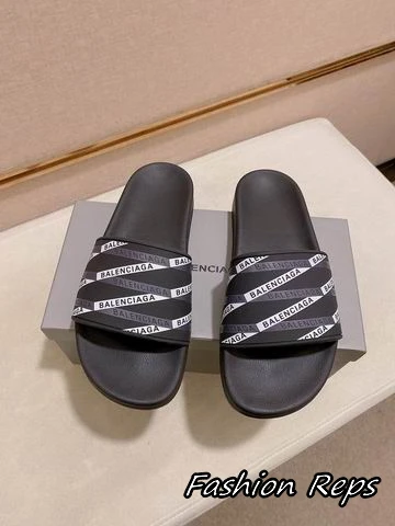 Balenciaga Tape Logo Pool Slides