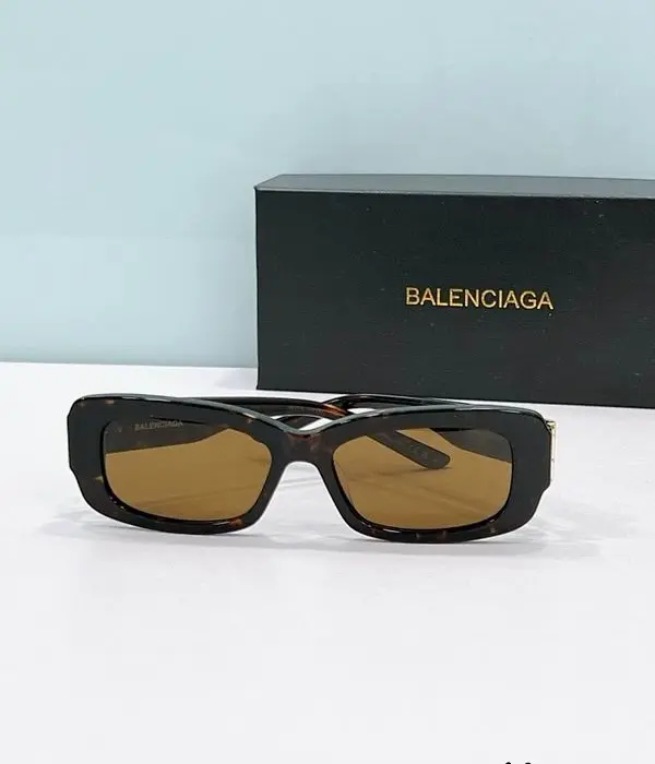 Balenciaga Dynasty Acetate Rectangle Sunglasses In Different Colors