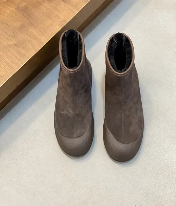 Bally Brown Suede Carsey Snow Boots