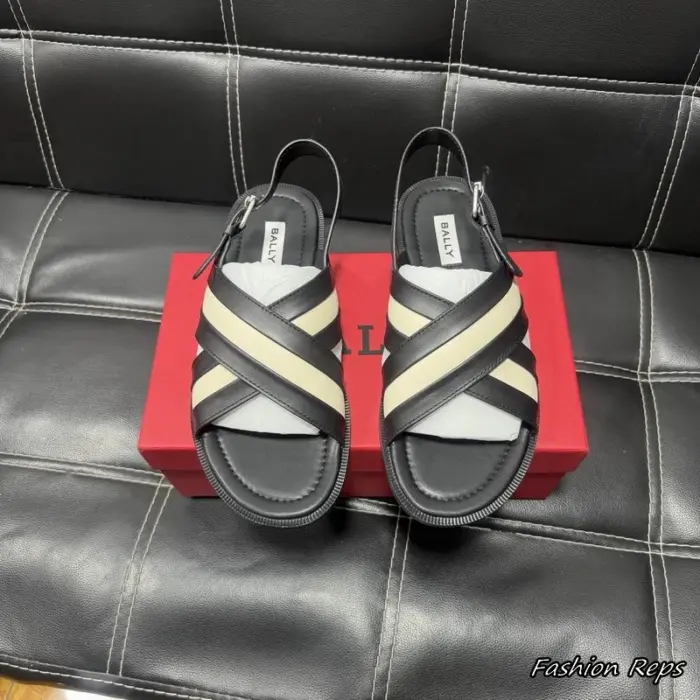 Bally Jamilo Sandals With Adjustable Slingback Heel Strap In 2 Colors