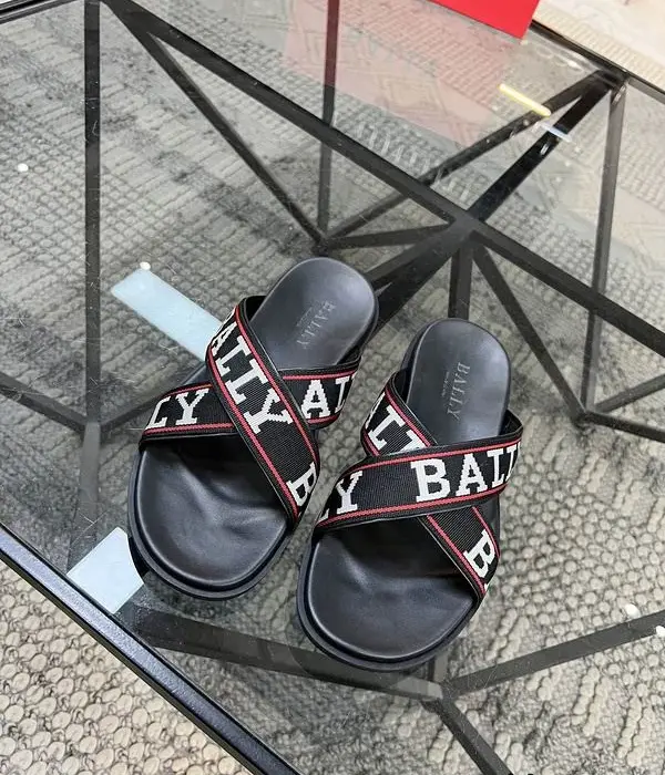 Bally Men's Bonks Criss Cross Sliders