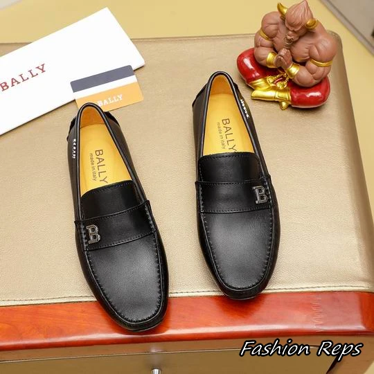Bally Driver Loafers With Silver Toned B Detail In Black
