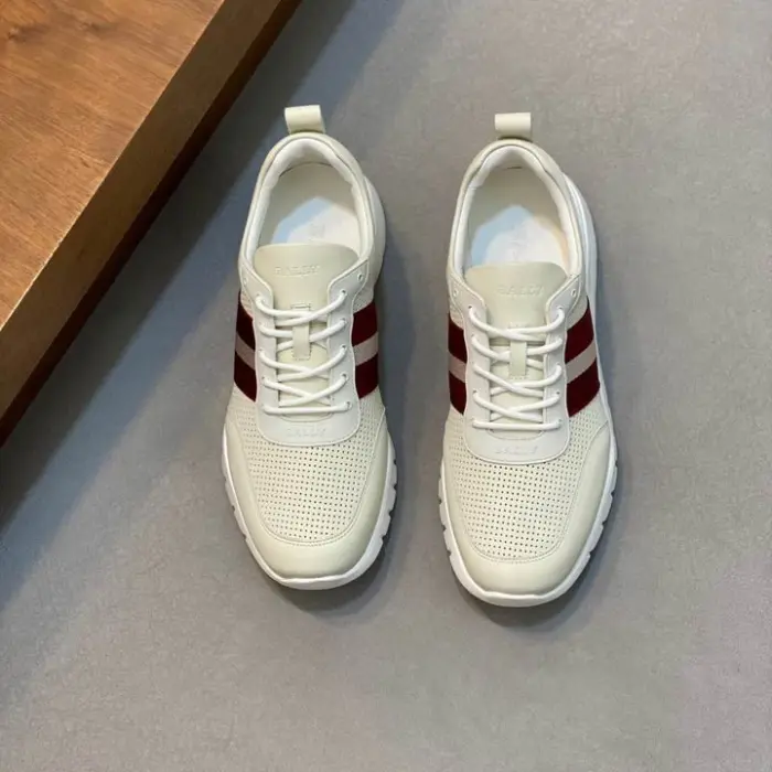 Bally Daryn Perforated Mesh Sneakers In 2 Colors