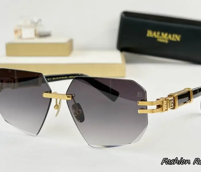 Balmain Rimless Octagonal Sunglasses In Different Colors