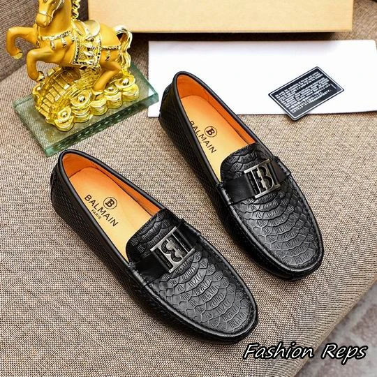 Balmain Men’s Loafers With Buckle