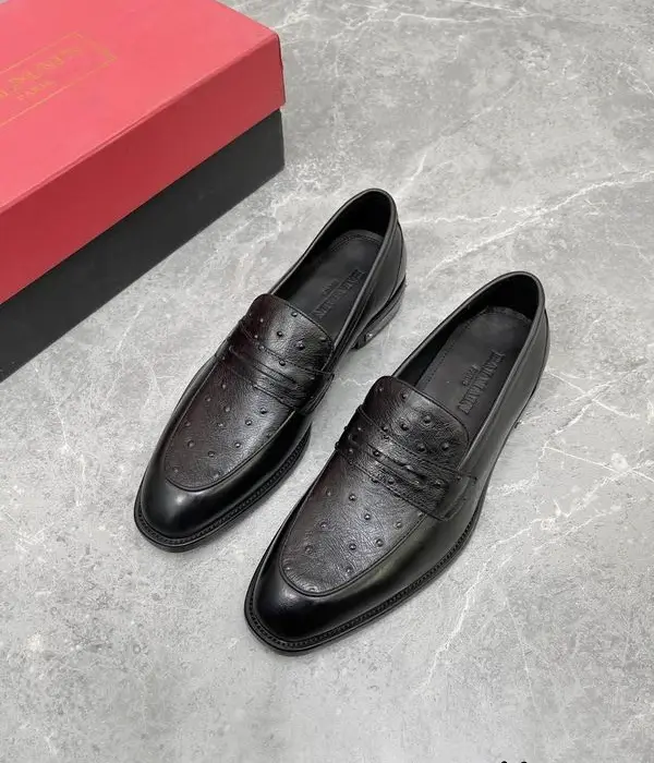 Balmain Ostrich Style Men’s Loafers