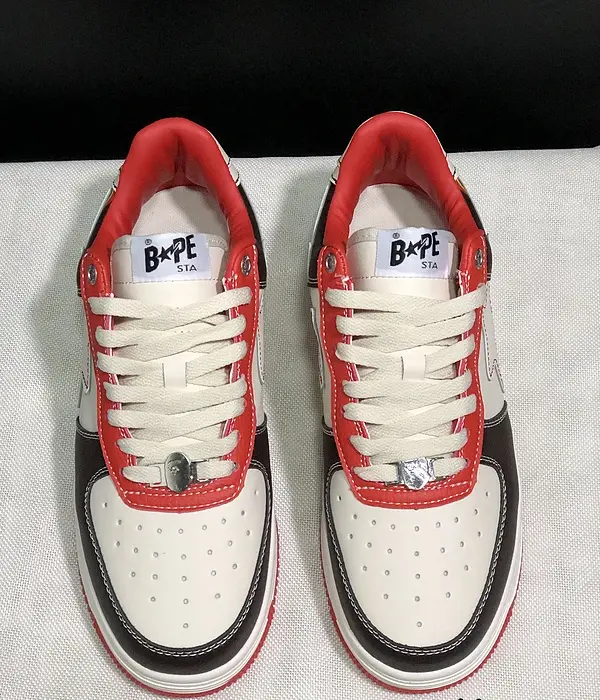 Bape A Bathing Ape Sta Low Top Sneakers With Classic College Dropout Design