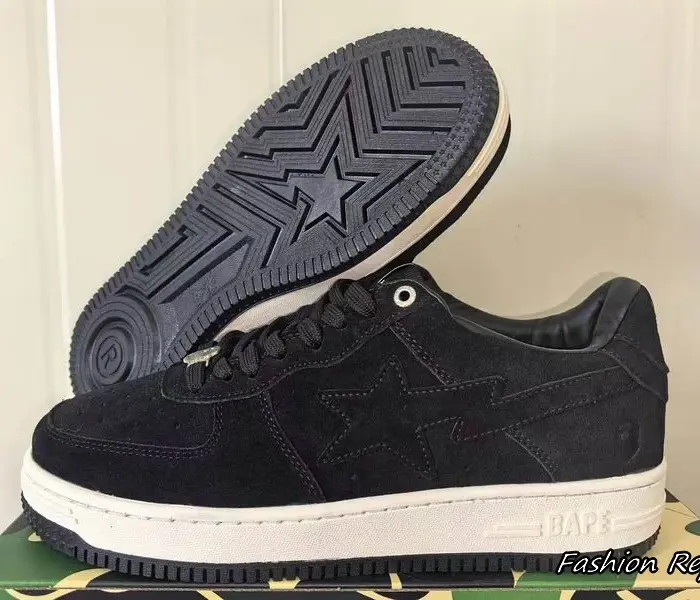 BAPE A Bathing Ape STA Low Sneakers With Star Logo In Different Colors