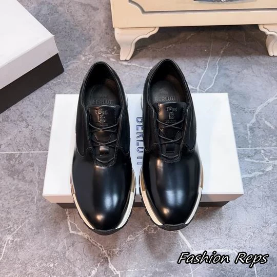 Berluti Fast Track Slip On Sneakers In Black