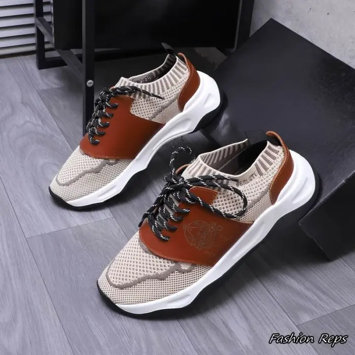 Berluti Shadow Stretch Knit Sneakers