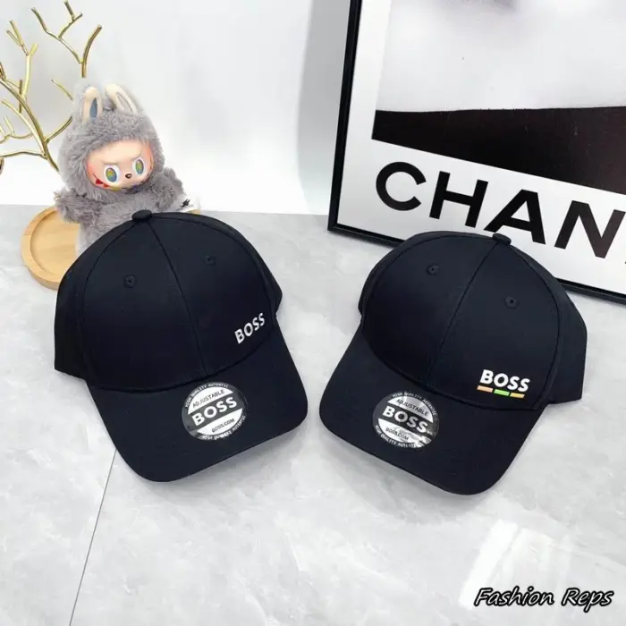 BOSS Small Off Center Logo Baseball Cap In 2 Colors