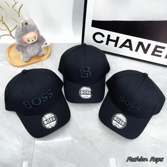 BOSS Tonal Embroidered Baseball Caps
