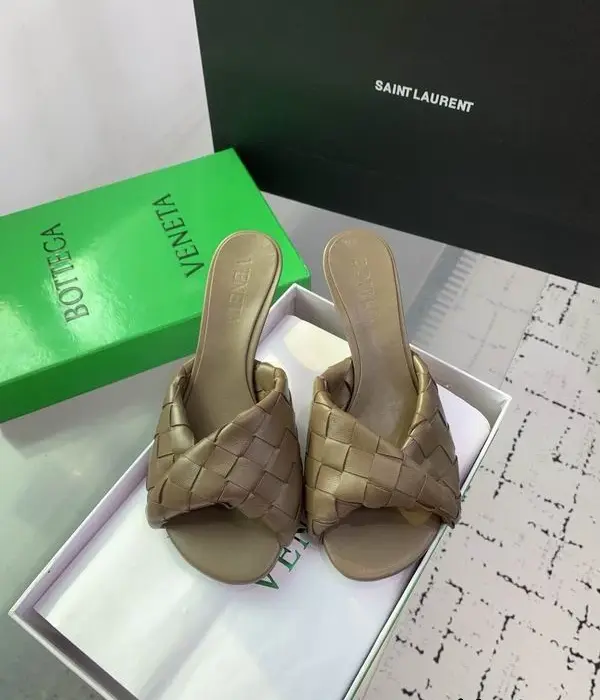 Bottega Veneta Blink Woven Intrecciato Design Heels