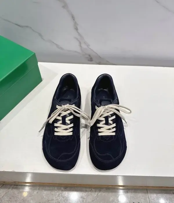Bottega Veneta Orbit Flash Sneakers With Cream Laces