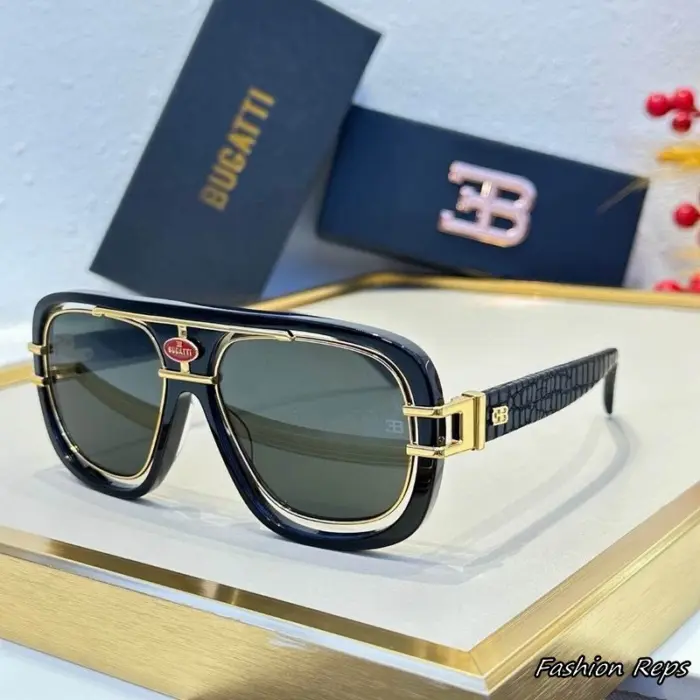 Bugatti 07 Aviator Sunglasses In Different Colors