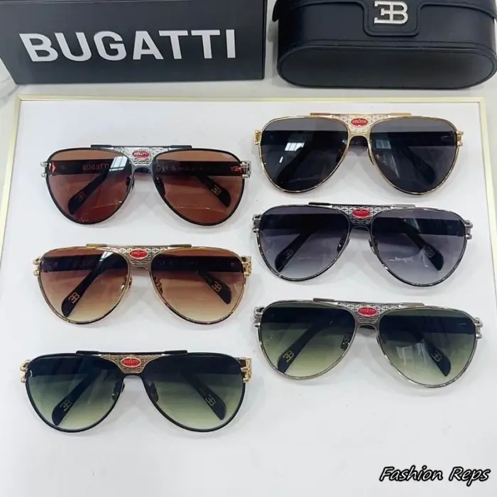 Bugatti 11 Aviator Sunglasses In Different Colors