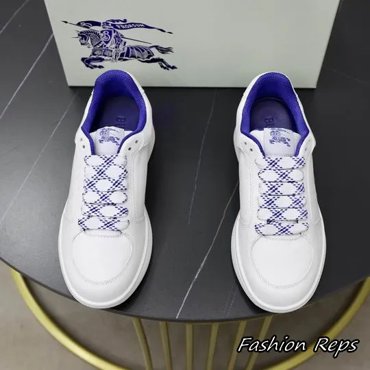 Burberry Stock Sneakers With Equestrian Knight Design In 2 Colors