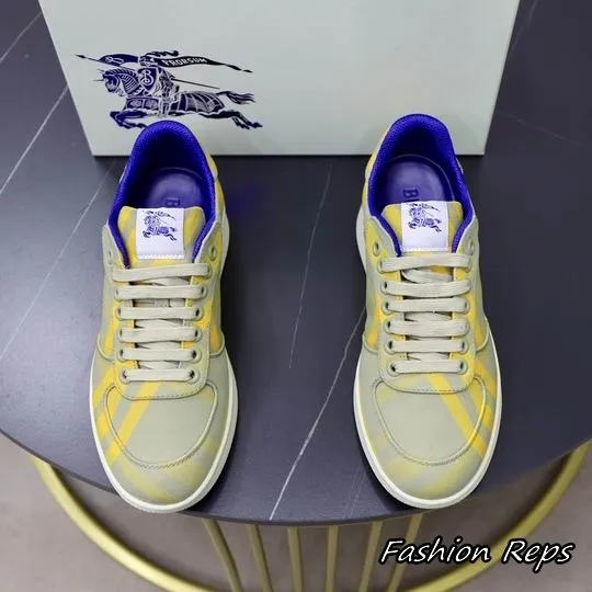 Burberry Check Terrace Sneakers In 2 Colors