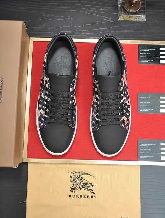 Burberry Low Top Classic Logo Monogram Sneakers