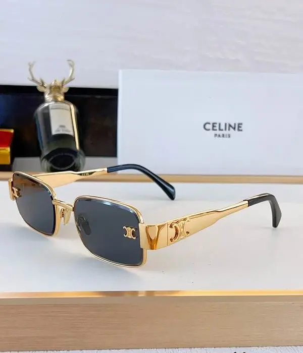 Celine Metal Triomphe Square Sunglasses In Different Colors