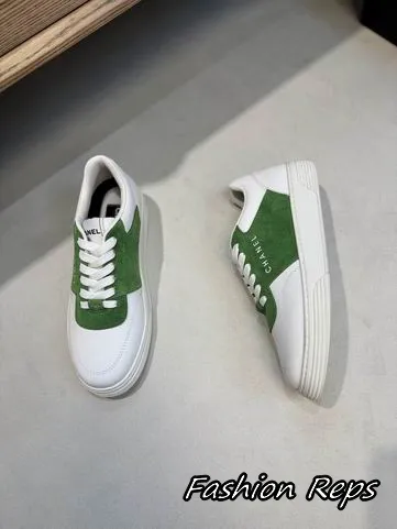 Chanel Men's Sneakers With Chanel Logo Printed Along The Side In Multiple Colors